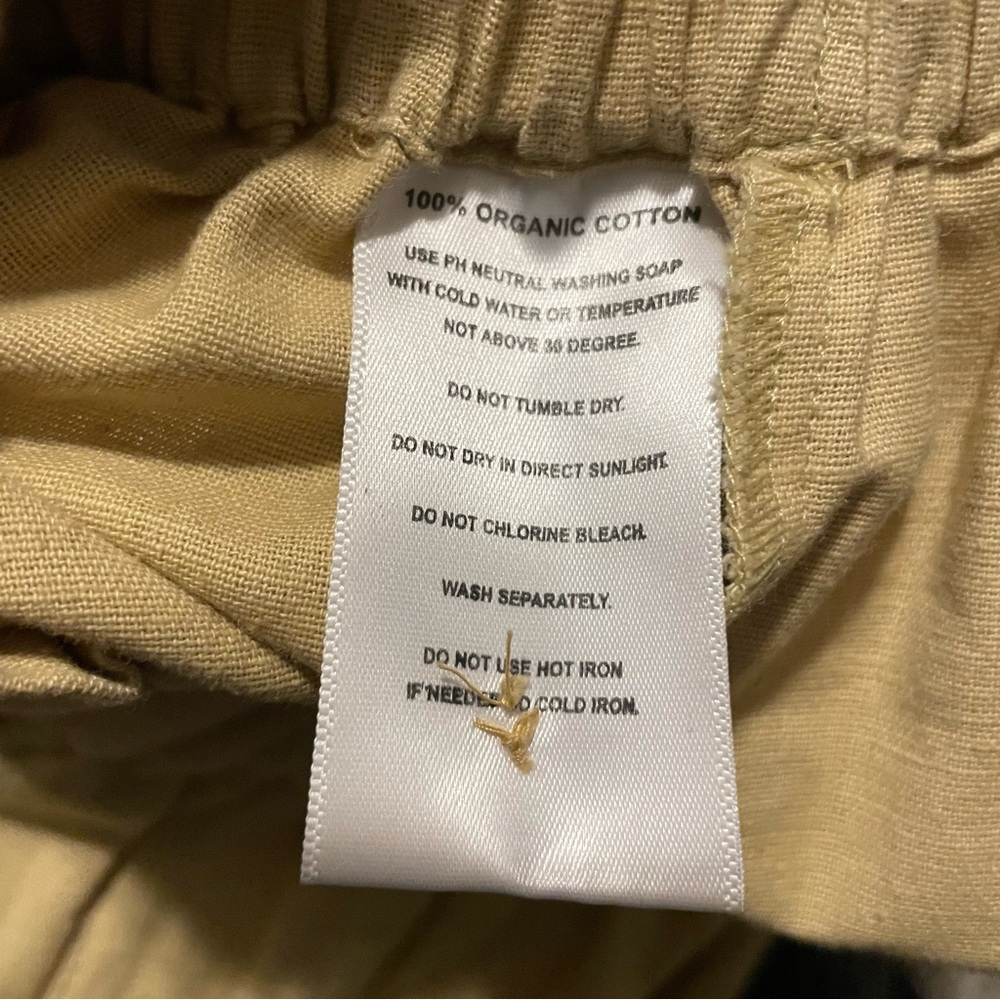 Emerson Fry Mama’s Easy Pants Organic Natural Dyes XS boho lagenlook casual - Picture 5 of 5